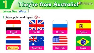 FAMILY AND FRIENDS 3 Unit 1COUNTRIES THEY'RE FROM AUSTRALIA SEASONS