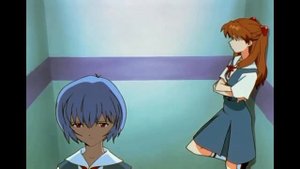 Evangelion - Elevator Scene + Girl From Petaluma