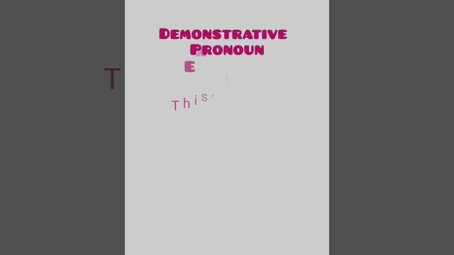 Demonstrative Pronoun definition,example & daily life application in english conversation смотреть онлайн