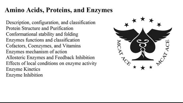 Amino acids, proteins, and enzymes | Introduction