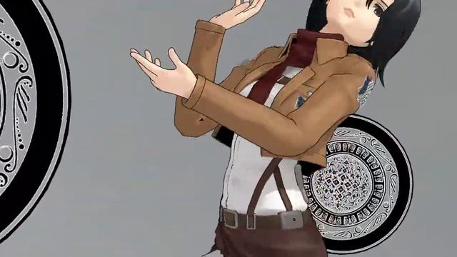 MMD | Attack on Titan | Mikasa - LUPIN смотреть онлайн