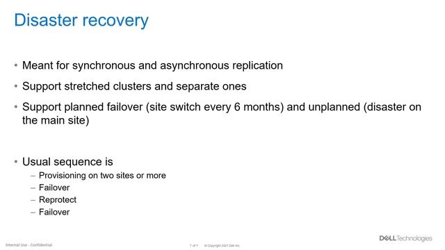 Dell EMC CSM replication -  introduction and architecture