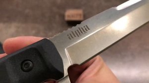 Нож "Alpha D2 Stonewash" от Kizlyar Supreme.