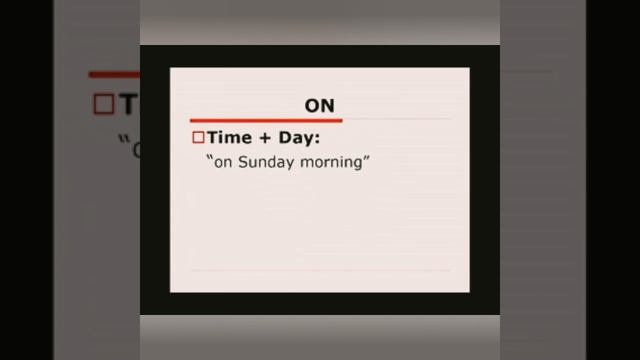 предлог времени on смотреть онлайн