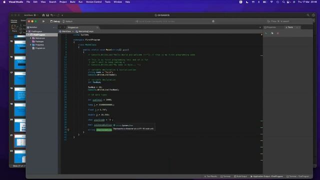 Introduction To C# - Class 1 смотреть онлайн