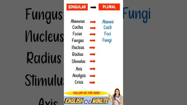 Do you know the plural form of these nouns? #teachermitch #englishlanguage #englishlearning смотреть онлайн
