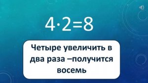 "Названия компонентов умножения".