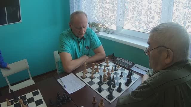 Личное первенство г.Ленинск-Кузнецкий по шахматам 11-тур. Веденичев-Сидоренко 1:0   24.03.2024 г.