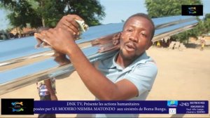 DNK TV, Présente les actions humanitaires posées par S.E MODERO NSIMBA MATONDO aux sinistrés