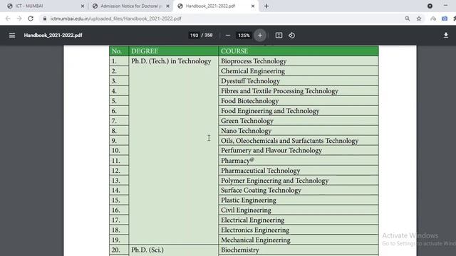 PhD admission| Institute of chemical technology | Chemistry |JRF Fellowship