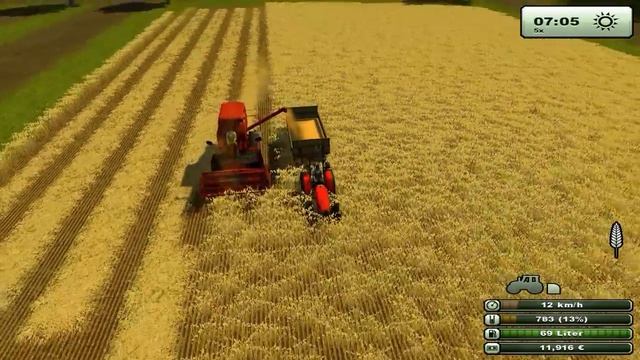 Same Argon 3 75 tractor transport grain смотреть онлайн