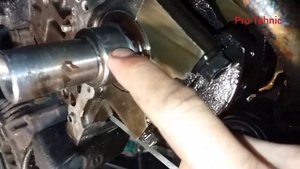 TOYOTA _5E-FE_ (УСТРАНЕНИЕ ТЕЧИ МАСЛА ДВС, ПОСЛЕ ЗАМЕНЫ ГРМ).mp4