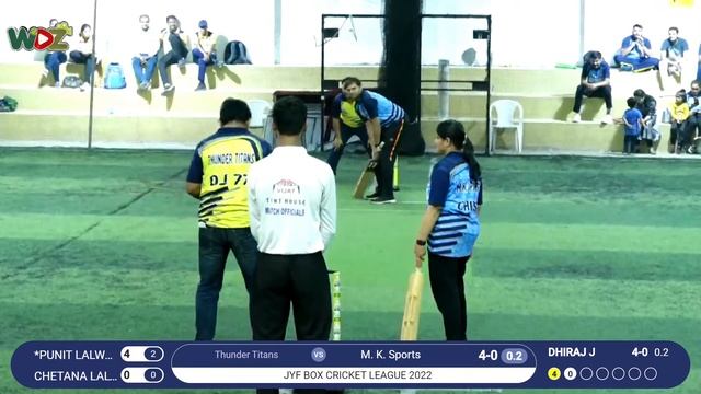 JBCL - 1 || PQ -2 Thunder Titans vs M. K. Sports || смотреть онлайн