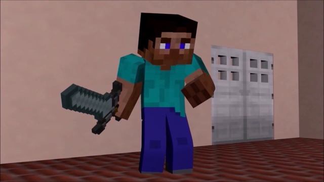 Monika VS Steve (ZAMination VS Black Plasma Studios) | Armored Arena - Minecraft Animation