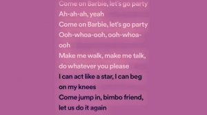 Barbie Girl-Aqua(lyrics,текст)Из фильма Barbie.