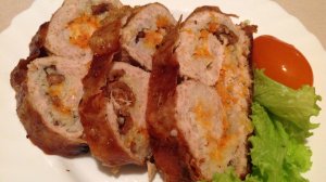 Фаршированная курица | Как закуска или как горячее блюдо. Вкусно как в горячем так и в хододном виде