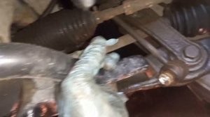 Замена тяг переднего стабилизатора и ремонт тяги датчика фар на Mercedes-Benz W164