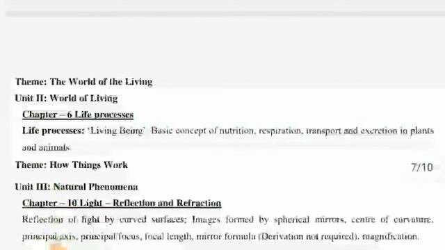 CBSE 2021-22 Reduced Syllabus science Class 10 Term 1/New syllabus class 10 Science/GCSCLASSES