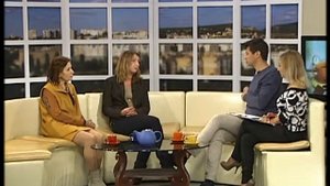 Гости программы "Утро" Лариса Шепитько и Елена Лосикова 22.10