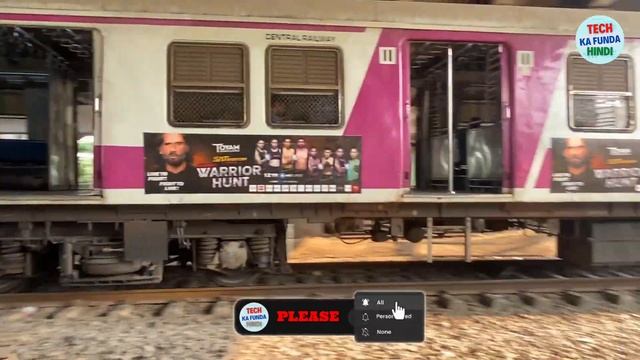 Belapur-URAN Local Train Departure at Belapur Station | Indian Railways | Mumbai Local Train 🚆