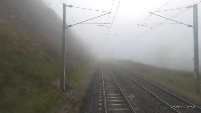 Путешествие на поезде Париж-Гар-де-Лион - Клермон-Ферран, Франция [11.2022] смотреть онлайн