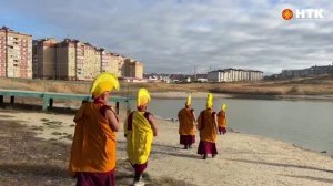 В Центральном хуруле «Золотая Обитель Будды Шакьямуни» разрушили мандалу «Зеленой тары»