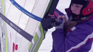 Зимний виндсерфинг