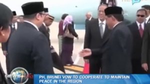 PH, Brunei vows to cooperate in maintaining peace in the region