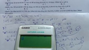 @HoaHocThaySon : Giải toán pH của dung dịch