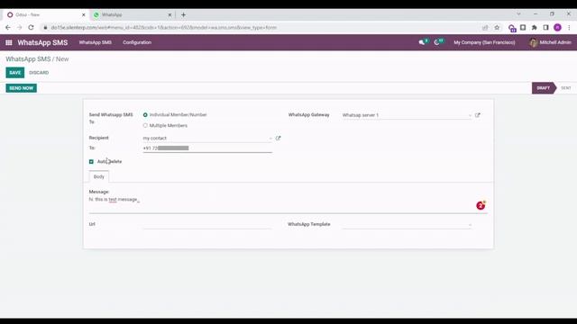 Twilio WhatsApp Odoo Integration Module for Odoo ERP смотреть онлайн