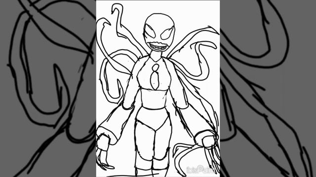 освоение рисовки на планшете - демонтажный Веном часть 1 смотреть онлайн