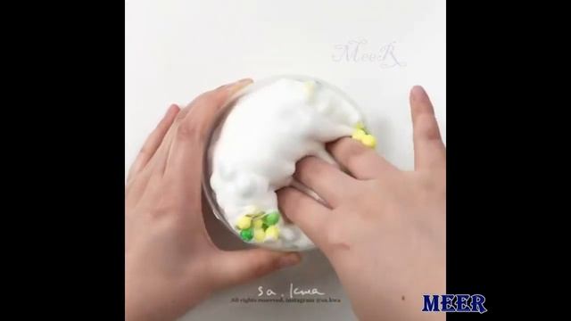 Самое классное видео залипашка со слаймами. The most satisfying slime videos ASMR # 96