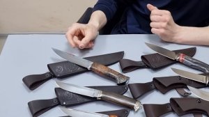 Ножи из наличия по хорошим ценам от Мастерской Сёмина