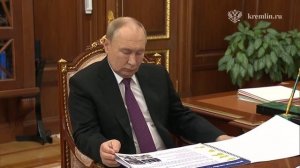 Владимир Путин. Встреча с лидером ЛДПР Леонидом Слуцким 14 ноября 2024 года