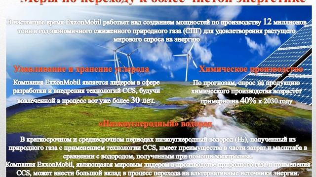 Энергопереход ExxonMobil