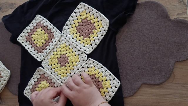 Kolay Örgü Modeli Yazlık Bluz Yapılışı / Örgü Crop Yapımı / Motifli yelek yapımı