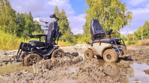 Meyra Optimus 2 против Caterwil Ultra 4WD сравнение по грязи