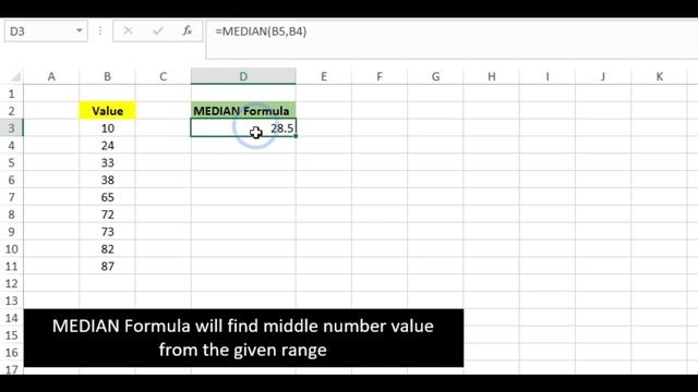 Basic Excel Formulas for Beginners - Part 3 | Min - Max - Median - Small - Large