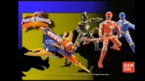UK Bandai Power Rangers Dino thunder Toy commercials