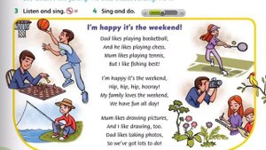 Unit 2 /lesson three/ I’m happy it’s the weekend!