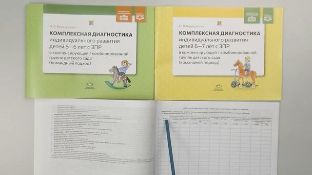 Комплексная диагностика индивидуального развития детей 5—6 лет и 6—7 лет с ЗПР