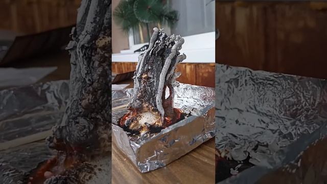 Опыт "Углеродный дракон" #домашниеопыты #каникулыспользой #химия