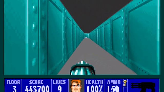 Wolfenstein 3D - 30th Anniversary Edition - Episode 1: Escape from Wolfenstein - E1M3 (2022) [MOD] смотреть онлайн