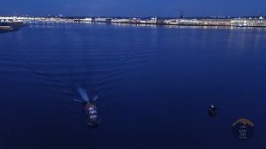 Ловля миноги в Неве