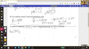 U8V6 Calculating pH practice problems