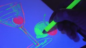 TRY THIS: Cretacolor's NEON Pencils with UV Lights