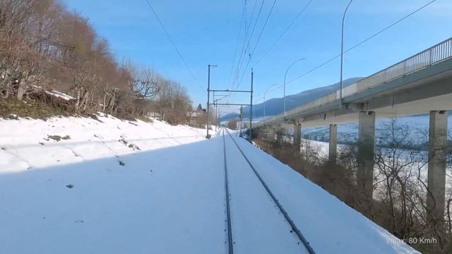 Путешествие на поезде Ле Локль - Ла-шо-де-Фон - Биль-Бьен [01.2021] смотреть онлайн