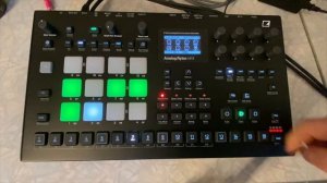 NEW Elektron Analog Rytm Mk2 Black unboxing and factory patterns | NO TALKING