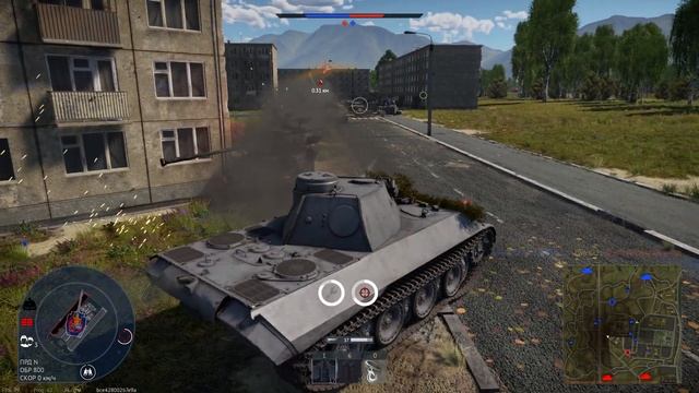 Big battle on German tanks realistic tank battles in War Thunder #warthunder #tankbattle смотреть онлайн