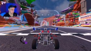 ДЖОТИКС СЕЛ ЗА РУЛЬ! СМОТРИМ НА ROCKET RACING! - FORTNITE #фортнайт #fortnite #обзор
